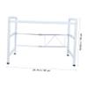 CHILDWEET Sturdy Shelving Rack Multifunctional Storage Rice Cooker Microwave Oven Space-Saving Easy to Clean view 3
