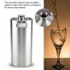 4L Beer Storage, Mini Stainless Steel Beer Barrel with Spiral Cover Lid Practical Home Hotel Supplies view 2