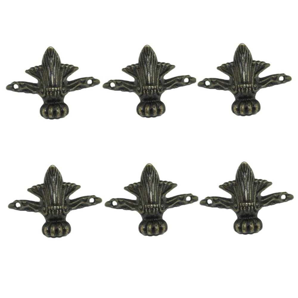 CHILDWEET 8pcs Dark Green Zinc Alloy Furniture Support Feet Retro Style Legs for Sofa Bed and Cabinet Accessories for Home and Office Furniture