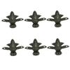 CHILDWEET 8pcs Dark Green Zinc Alloy Furniture Support Feet Retro Style Legs for Sofa Bed and Cabinet Accessories for Home and Office Furniture view 1