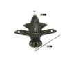 CHILDWEET 8pcs Dark Green Zinc Alloy Furniture Support Feet Retro Style Legs for Sofa Bed and Cabinet Accessories for Home and Office Furniture view 2