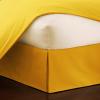 Olympic Queen Size Bed Skirt Gold Luxurious 600 Thread Count Box Pleated Bed Skirt with 14" Drop Length - Crafted from Pure Cotton, Split Corner Design, (66 X 80) Olympic Queen view 1