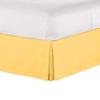 Olympic Queen Size Bed Skirt Gold Luxurious 600 Thread Count Box Pleated Bed Skirt with 14" Drop Length - Crafted from Pure Cotton, Split Corner Design, (66 X 80) Olympic Queen view 2