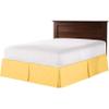 Olympic Queen Size Bed Skirt Gold Luxurious 600 Thread Count Box Pleated Bed Skirt with 14" Drop Length - Crafted from Pure Cotton, Split Corner Design, (66 X 80) Olympic Queen view 3