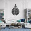 Shahada Metal Islamic Wall Art, Islamic Home Decor, Large First Kalima Wall Decor, Arabic Wall Decor, Islamic Calligraphy Wall Art, Ramadan Decor, Quran Sign, Muslim Housewarming Gifts (Gold, 19.6 x 13.2" / 50 x 33.6 cm) view 2