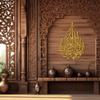 Shahada Metal Islamic Wall Art, Islamic Home Decor, Large First Kalima Wall Decor, Arabic Wall Decor, Islamic Calligraphy Wall Art, Ramadan Decor, Quran Sign, Muslim Housewarming Gifts (Gold, 19.6 x 13.2" / 50 x 33.6 cm) view 3