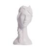Female Face Vase,Human Body Ceramic Vase,Creative Elegant Woman Arrangement Flower Vase, Abstract Figure Flower Arrangement Ornaments for Home Office Living Room Wedding and view 1