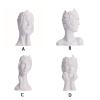 Female Face Vase,Human Body Ceramic Vase,Creative Elegant Woman Arrangement Flower Vase, Abstract Figure Flower Arrangement Ornaments for Home Office Living Room Wedding and view 3