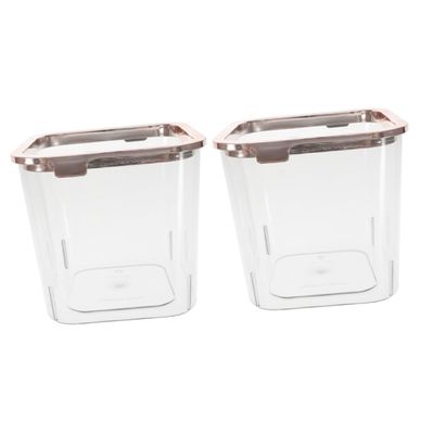 PRETYZOOM 2pcs Small Trash Can Lid Trash Can for Bedroom Desk Garbage Bin Bathroom Wastebasket Wastebasket Bins for Organization