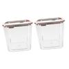 PRETYZOOM 2pcs Small Trash Can Lid Trash Can for Bedroom Desk Garbage Bin Bathroom Wastebasket Wastebasket Bins for Organization view 1