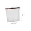 PRETYZOOM 2pcs Small Trash Can Lid Trash Can for Bedroom Desk Garbage Bin Bathroom Wastebasket Wastebasket Bins for Organization view 2
