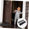 LIFKOME Door Draft Blocker Adhesive Draft Excluder Black Single Sided Cuttable for Sliding Glass Doors Practical Design view 2