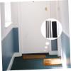 LIFKOME Door Draft Blocker Adhesive Draft Excluder Black Single Sided Cuttable for Sliding Glass Doors Practical Design view 4