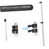 LIFKOME Stainless Steel Steamer Rack Rod Adjustable Support for Clothes view 2
