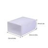Ciieeo 4pcs Plastic Shoe Boxes Thick Strong Drawer Design Clamshell Lid Space Saving Storage view 2