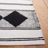 SAFAVIEH Montauk Collection Runner Rug - 9' Runner, Black & Ivory, Bohemian Design, Ideal for High Traffic Areas in Hallway, Bathroom & Kitchen (MTK708Z-29) view 3