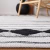 SAFAVIEH Montauk Collection Runner Rug - 9' Runner, Black & Ivory, Bohemian Design, Ideal for High Traffic Areas in Hallway, Bathroom & Kitchen (MTK708Z-29) view 4