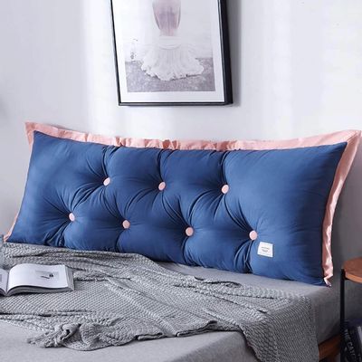 MGEMJMJ Large Bed Wedge Headboard Pillow Wall Pillow Large Daybed Pillows Reading Backrest Lumbar Pad Removable Cushion(Size:190x50x14cm,Color:E)