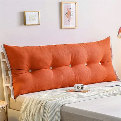 MGEMJMJ Large Bed Wedge Headboard Pillow Wall Pillow Large Daybed Pillows Reading Backrest Lumbar Pad Removable Cushion(Size:59x25.6/150x65cm,Color:B)