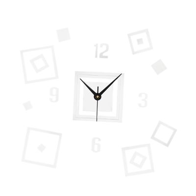 Holibanna 1pc Elegant Mirror Wall Clock Modern Hanging Clock for Home Decor Silent Non-Ticking Design for Living Room Kitchen and Bedroom Stylish Wall
