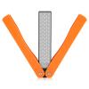 Double Sided 400/600# Sharpener Stone, Portable Folding Whetstone for Coarse Fine Grinding, Ideal for Kitchen Tools, Scissors, Cutter, Shave Tool, Camping (Yellow) view 1