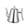 Ciieeo Stainless Steel Tea Pot with Inner Strainer Easy Grip Kettle for Home Restaurant Use Stylish Design for Loose Leaf Blooming Tea view 1