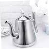 Ciieeo Stainless Steel Tea Pot with Inner Strainer Easy Grip Kettle for Home Restaurant Use Stylish Design for Loose Leaf Blooming Tea view 4