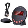 Amosfun 1set Loud Alarm Clock with Bed Shaker for Heavy Sleepers Hard of Hearing for Home Use USB Charging Ports Included view 1