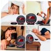 Amosfun 1set Loud Alarm Clock with Bed Shaker for Heavy Sleepers Hard of Hearing for Home Use USB Charging Ports Included view 4