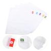 COLLBATH Reusable Mesh Produce Bags 5 Pack Drawstring Vegetable Fruit Storage Mesh Bags White Kitchen Organizer view 4