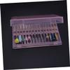 WOFASHPURET 3pcs Nail Drill Bits Storage Boxes Nail Drill Bit Organizers for Manicure Practice Polishing Cases for Art Salon view 2