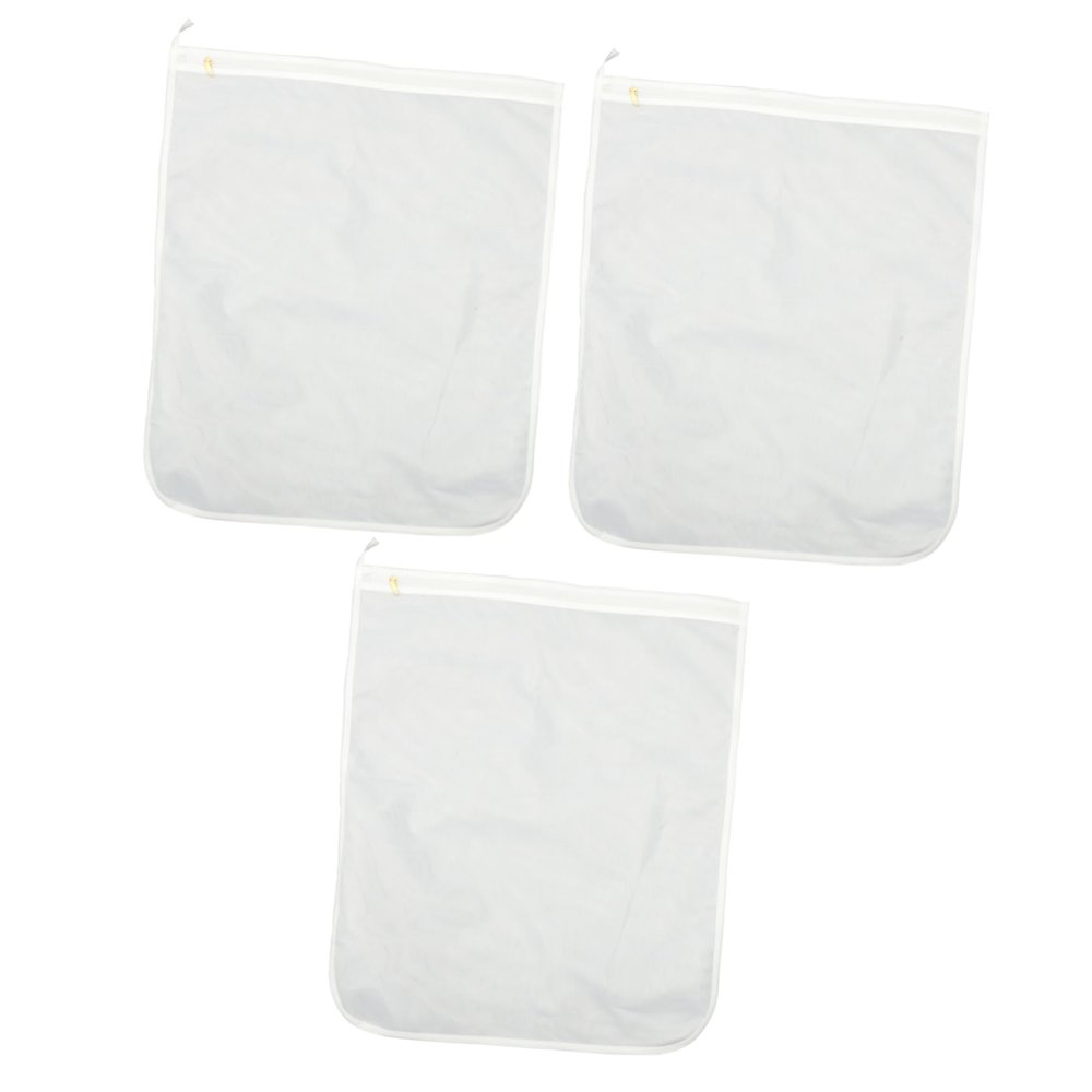 AOKWAWALIY 3pcs Large Mesh Laundry Bags for Washing Machine Wash Bags for Items Socks Clothes Storage Breathable and Tear-resistant for Home Use