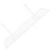 PRETYZOOM Pcs Xcm Wire Storage Basket Rack Grid Panel Shelf White Wire Baskets for Wall view 1