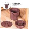 Ciieeo 1pc Tea Residue Filter Bucket Convenient Dregs Container for Home Kitchen Hotel Office Use Modern Design Keeps Your Space Clean and Tidy view 2