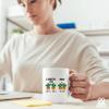 6 Month Anniversary Cactus Boyfriend Gifts From Girlfriend Sixth Month Dating Husband Wife Wedding Anniversary Couple Ceramic Mug 11 oz White view 4