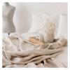 Bed, 100% Linen Sheets 1 PC Natural Flax Bed Washed Solid Color Breathable Durable Soft Farmhouse Bedding Mattress Cover view 3
