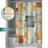 Double Love GeometricBathroom Curtain 72 Inch Shower Stall Curtain with Hooks, Waterproof Polyester Bath Curtain Washable Bathtub Curtain Modern Abstract Multi Colored Paintng 36''x 72'' view 4