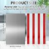 Gisafai 1 Pcs 24 x 16 Inch Stainless Steel Backsplash Panel Hand Dryer Splash Guard Wall Backsplash Protector with Ultra Strength Adhesive for Bathroom, Kitchen, Stovetop view 2
