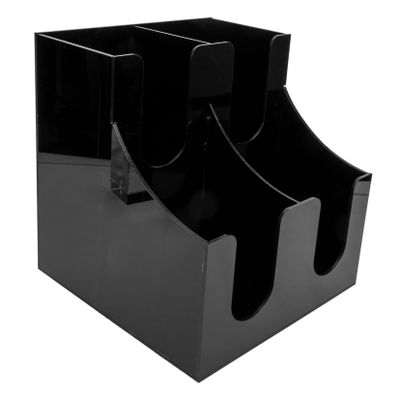 Hoement Super Practical Car Cup Holder Acrylic Paper Cup Dispenser Space-Saving Storage Rack