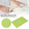 64x45cm Silicone Pastry Mat,Thick Non Stick Baking Mat Non Stick Rolling Dough with Measurements Dough Mat with Scale Baking Tool(green) view 2