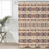 Double Love Contemporary BohoBathroom Curtain 72 Inch Shower Stall Curtain with Hooks, Waterproof Polyester Bath Curtain Washable Bathtub Curtain Beige Bohemia Geometric Gradient Art 36''x 72'' view 1