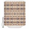 Double Love Contemporary BohoBathroom Curtain 72 Inch Shower Stall Curtain with Hooks, Waterproof Polyester Bath Curtain Washable Bathtub Curtain Beige Bohemia Geometric Gradient Art 36''x 72'' view 3