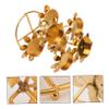 Yardenfun Golden Lotus Candle Holder Creative Temple Candlestick for Home Elegant Alloy Design for Festivals and Special Occasions Unique Centerpiece for Weddings and Events view 3
