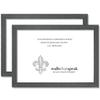 wallsthatspeak Puzzle Frame, Slate Gray, 21.25x15 (2-Pack) view 1