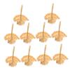10pcs Mini Bamboo Handheld Flower Baskets for Fresh Artificial Flowers view 1