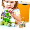 10pcs Mini Bamboo Handheld Flower Baskets for Fresh Artificial Flowers view 4