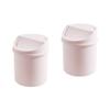 Ciieeo 2pcs Garbage Can Lid Office Mini Trash Bins Multi-Place Storage Container for Home view 1