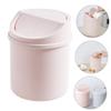 Ciieeo 2pcs Garbage Can Lid Office Mini Trash Bins Multi-Place Storage Container for Home view 2
