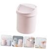 Ciieeo 2pcs Garbage Can Lid Office Mini Trash Bins Multi-Place Storage Container for Home view 4