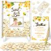 Beeveer Baby Shower Guest Book Alternatives Decorations, Bee view 1